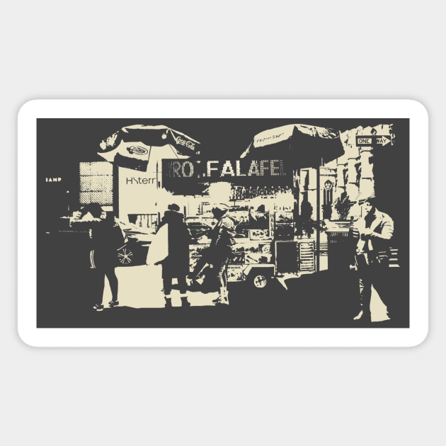 Falafel Sticker by Raul Baeza